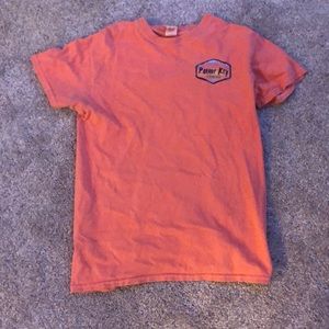Orange parrot key t-shirt